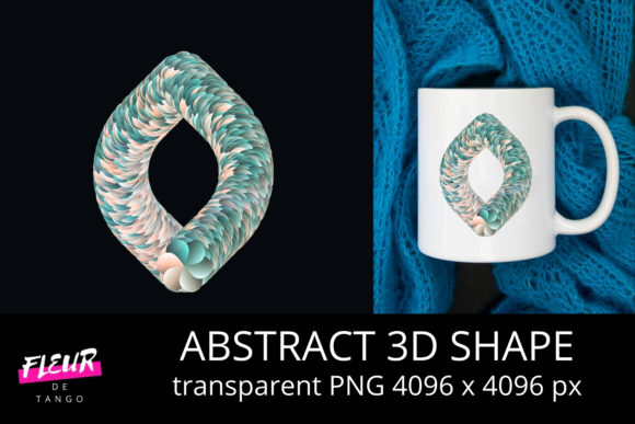 Abstract 3D Shape V.21 for Creative Projects