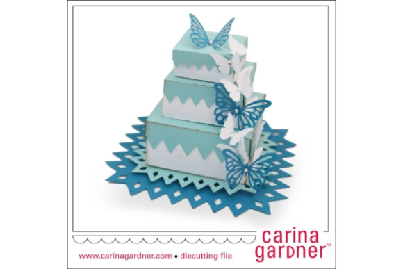 Butterfly Layered Wedding Cake: A Versatile Digital Asset for Designers and Creators