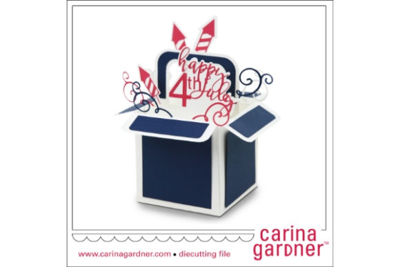 Celebrate Independence Day with a 4th of July Explosion Box
