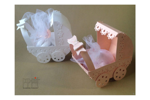 Custom Baby Pram Designs for Cricut and Silhouette