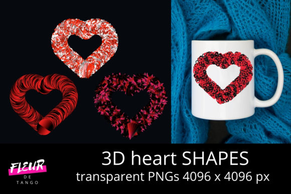 Evaluating 3D Heart Shapes Cliparts Vol.21 for Professional and Personal Design Projects