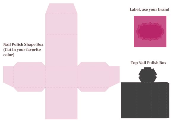 Nail Polish Shape Box for Creative Projects
