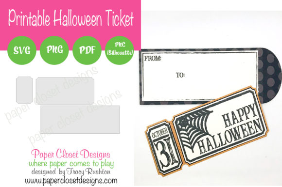 Transform Your Spooky Season with Printable Halloween Tickets and the Slimline Vintage Style