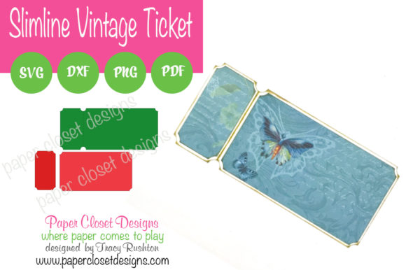 Vintage Ticket Slimline Card: A Modern Solution for Personalized Mailing
